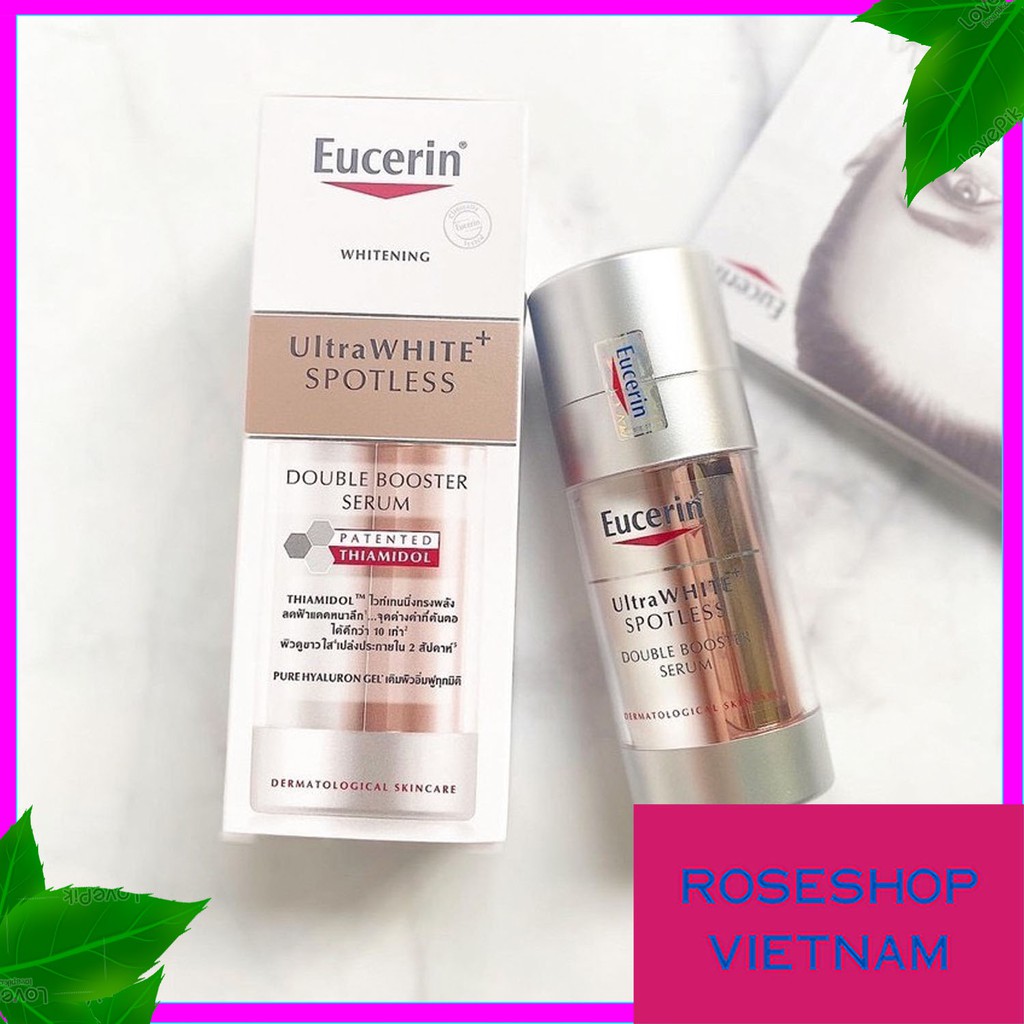 ✅Serum Giảm Thâm Nám Eucerin UltraWHITE+ Spotless Double Booster Serum 30ml 2in1 -Tinh Chất Dưỡng Trắng Da. RSVN SP29