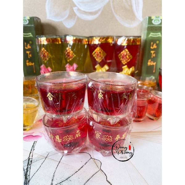 Đèn Cầy Ly Cúng Phật - Đèn Cầy LY nhiều kích thước - Nến Ly dâng đèn cúng Phật - Gia Tiên - Cúng Lễ