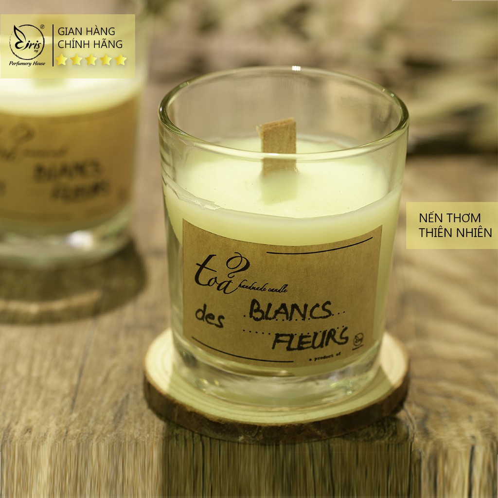 Nến Concept Des Blancs Fleurs | Tỏa Handmade Candle