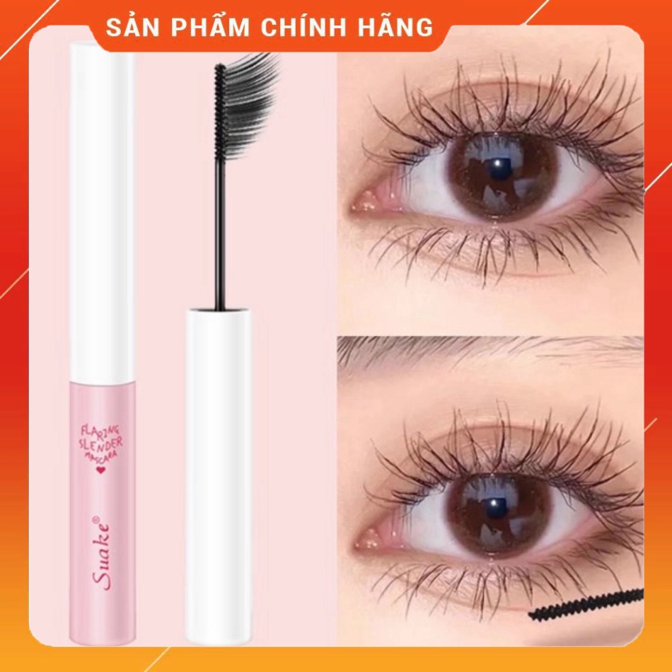 Mascara Suake 4D Màu Đen/ Nâu Chống Thấm Nước Chuốt Dài Mi Chuyên Nghiệp