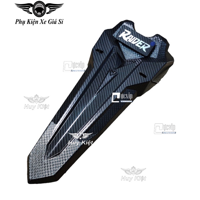Dè Chắn Bùn Sau Carbon Kiểu Sonic Gắn Xe Raider Fi, Satria Fi Có Đèn U-MS6117