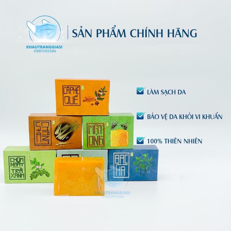 Xà bông sinh dược, xà bông handmade 100% an toàn cho da