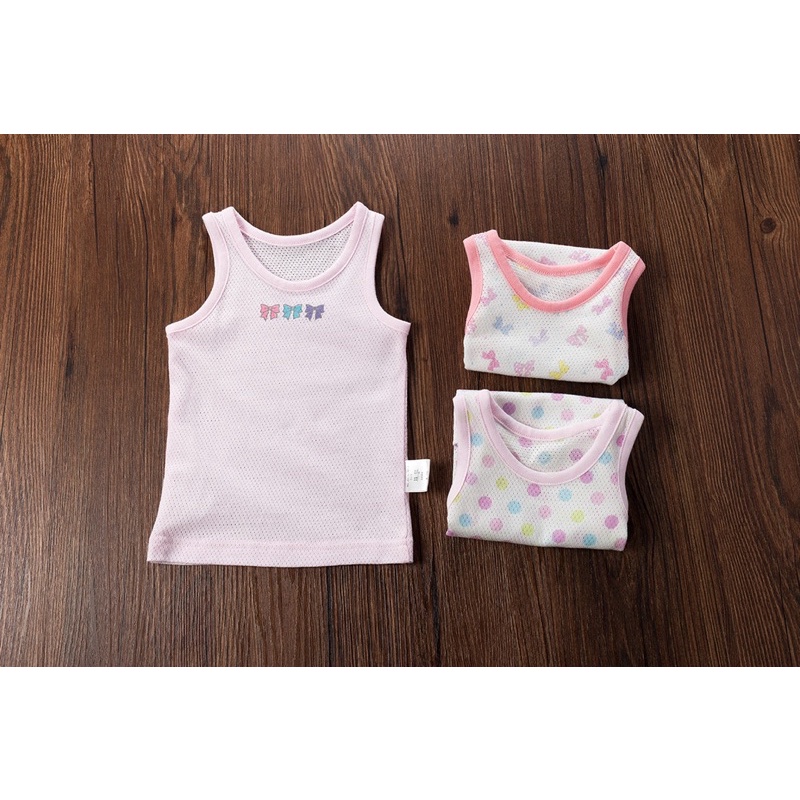 ÁO THUN BA LỖ COTTON CAO CẤP CHO BÉ - HÌNH NƠ