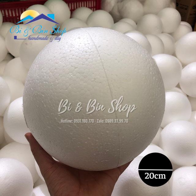 Quả Cầu Xốp Dùng Trang Trí Giáng Sinh, Làm Người Tuyết, Bó Hoa Cô Dâu