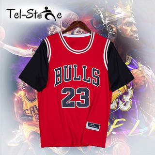 [Áo bóng rổ có tay] - Jordan ( Bull Đỏ)