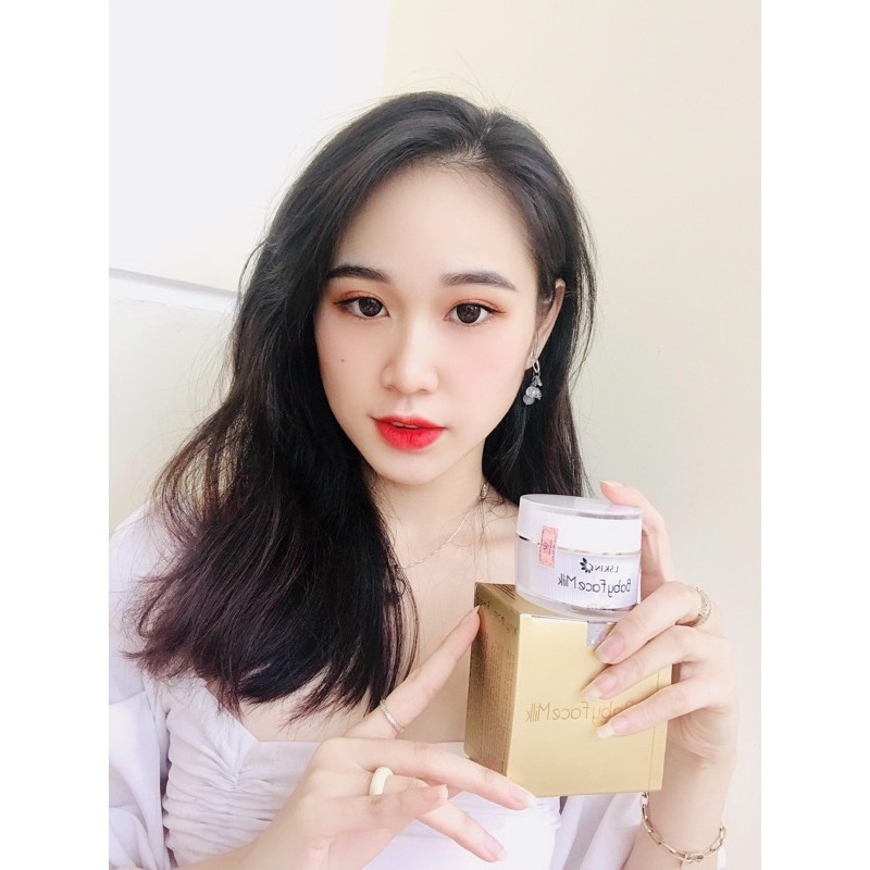 Kem BaBy Face Milk Cấy Trắng Da Căng Bóng