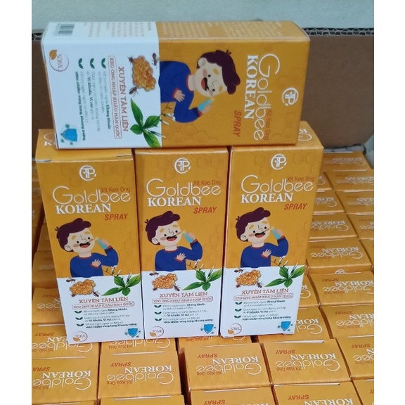 Xịt họng keo ong xuyên tâm liên Goldbee