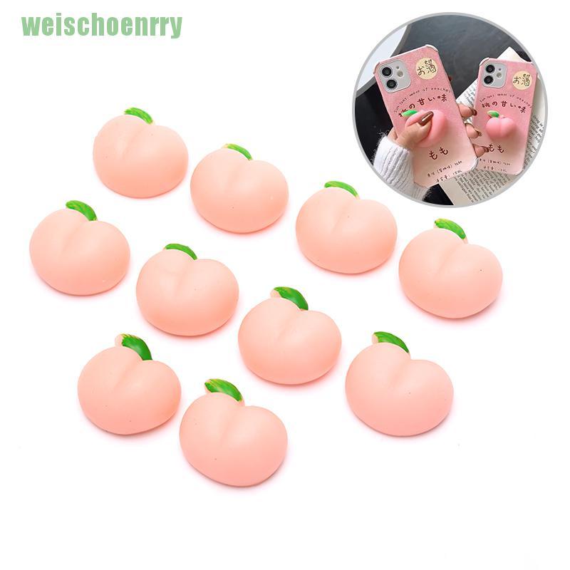 Đồ Chơi Xốp Squishy Giảm Stress Hình Quả Đào Dễ Thương Cho Bé