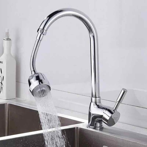 Đầu Vòi Tăng Áp Inox Xoay 360 Độ Nhiều Chế Độ Tiết Kiệm Nước 18cm