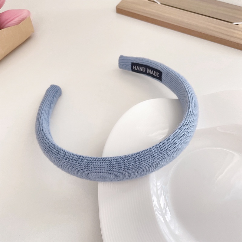 Băng đô cài tóc họa tiết kẻ sọc đơn giản phong cách Hàn Quốc thời trang cho nữ