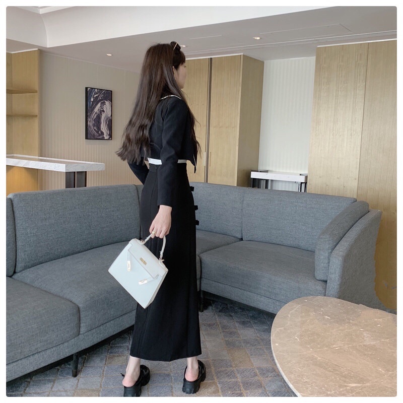 Chân Váy Dài Đính Nút Kiểu Xẻ Tà Gợi Cảm - SOGI CV03 | BigBuy360 - bigbuy360.vn