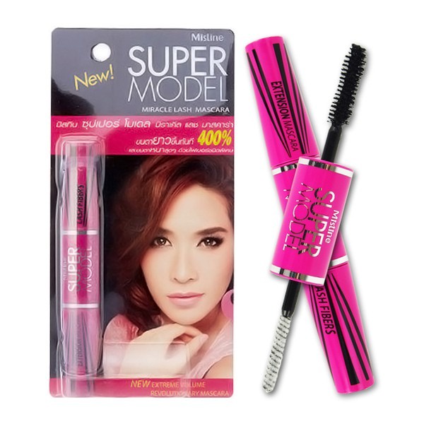 Mascara 2 Đầu Mistine Super Model Miracle Lash Mascara