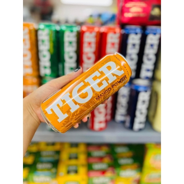 Tiger - Nước Tăng Lực Nhập khẩu chính hãng 500ml Lon lớn