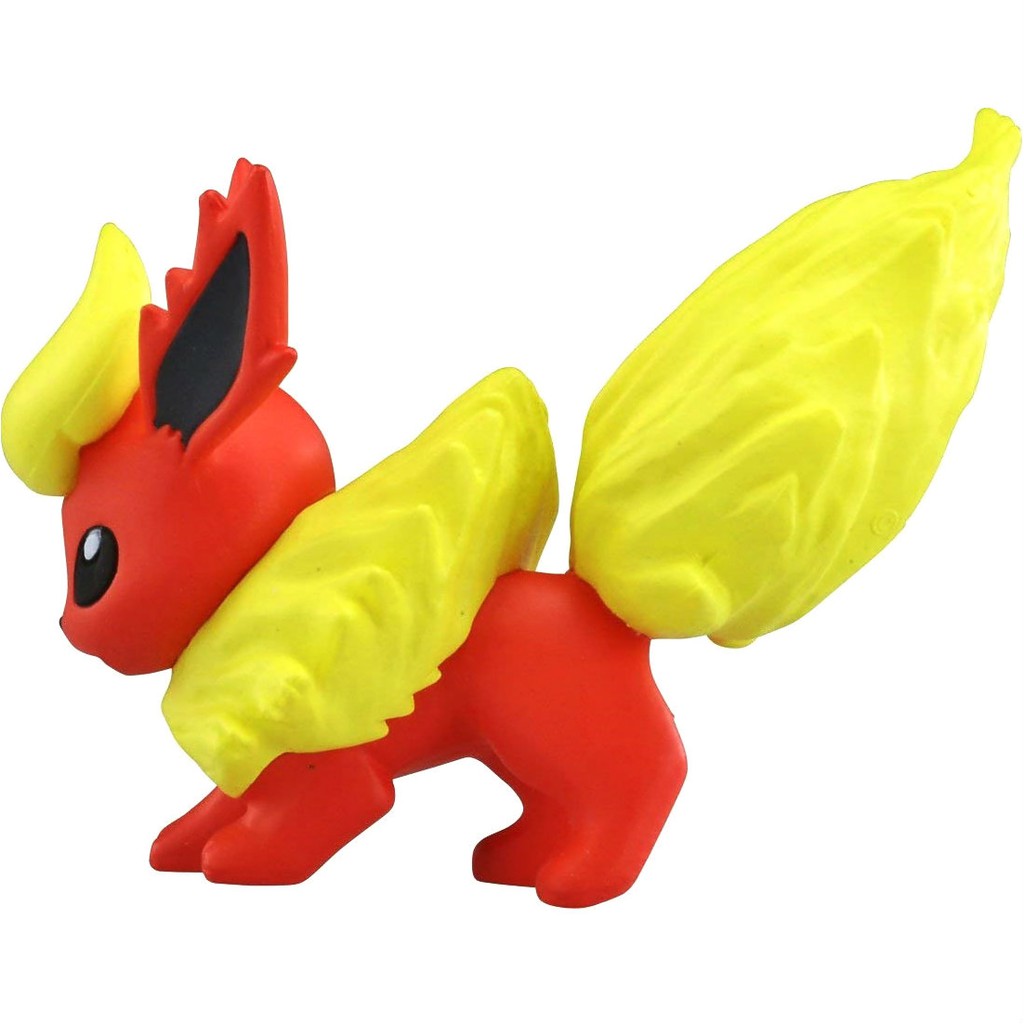 Mô Hình Pokemon Flareon của Takara TOMY Standard Size - Pokemon Figure Moncolle tiến hóa từ Eevee