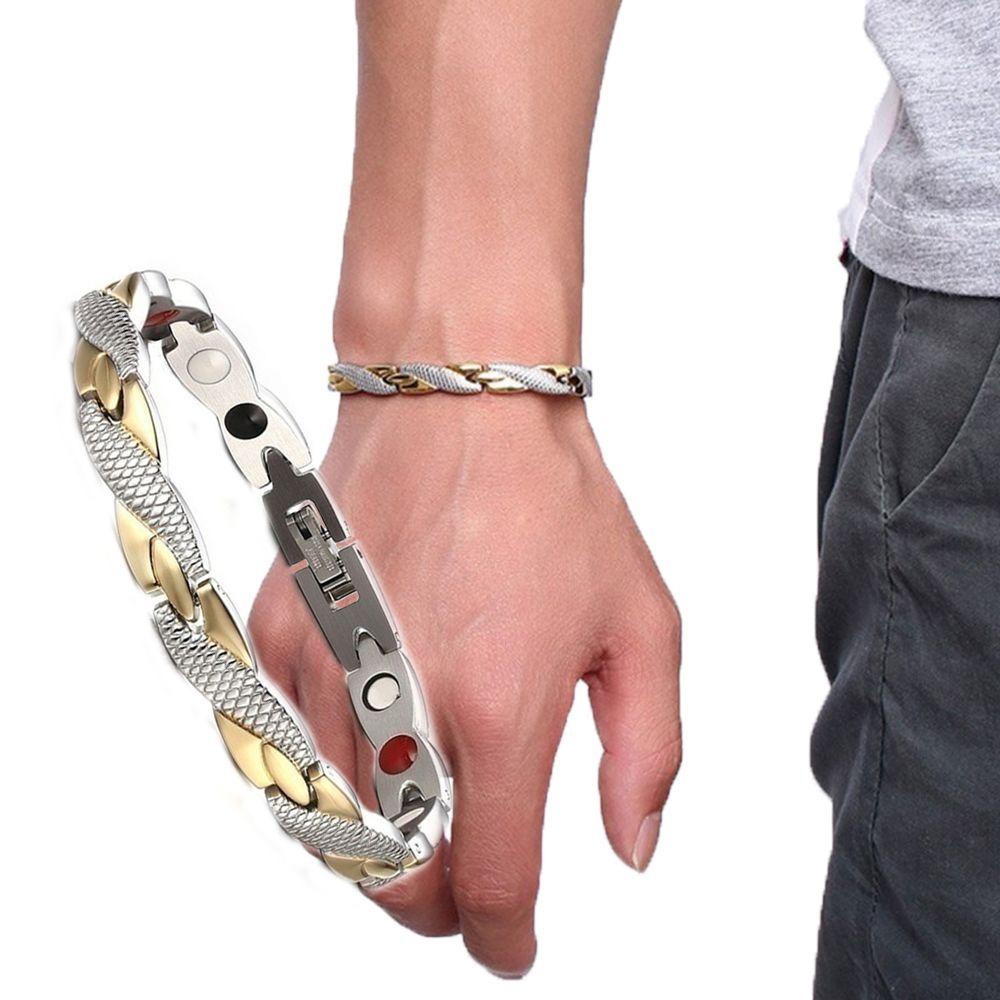 Vòng Tay Dây Xoắn Giảm Cân Phong Cách Hàn Quốc Cổ Điển Cho Nam