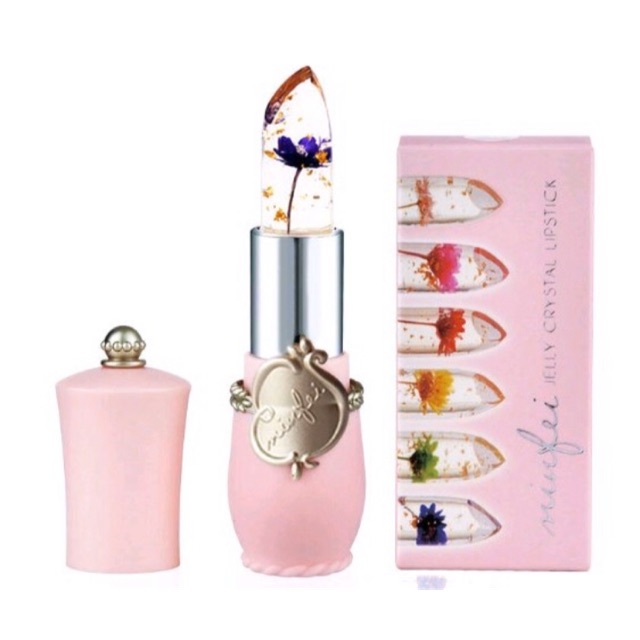 SON THẠCH CHỨA HOA KHÔ TRONG SUỐT DƯỠNG ẨM MÔI ĐỔI MÀU ĐỘC ĐÁO