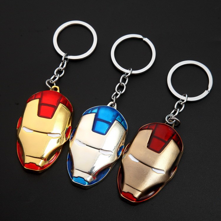 Móc Khóa Mặt Iron Man Siêu Anh Hùng Marvel | Móc Khóa Giá Rẻ Store