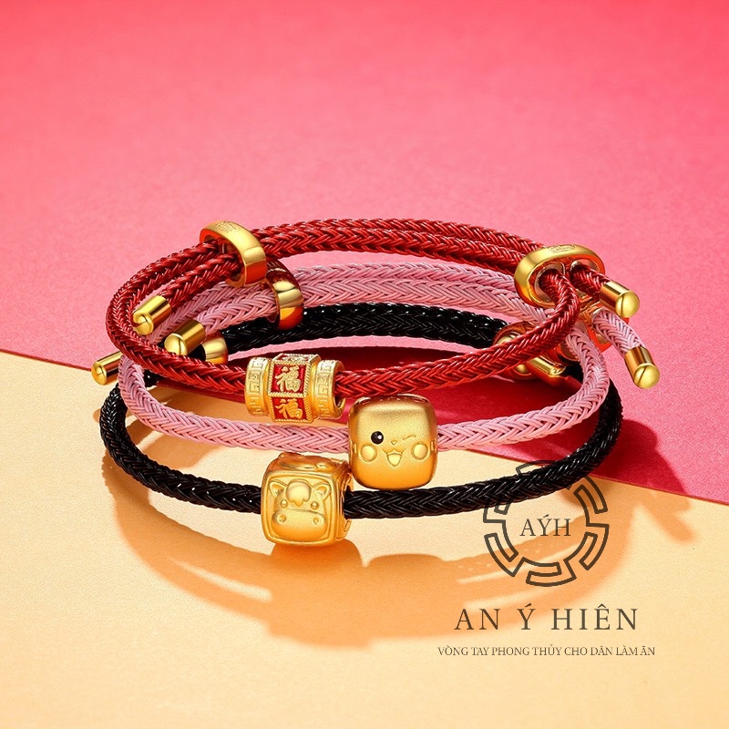 Vòng dây cước đỏ HongKong cao cấp