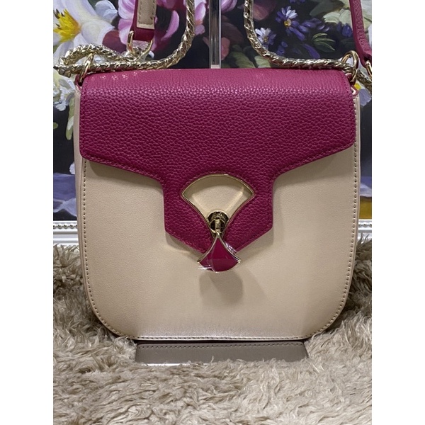 Túi xách Hồng phối size 19