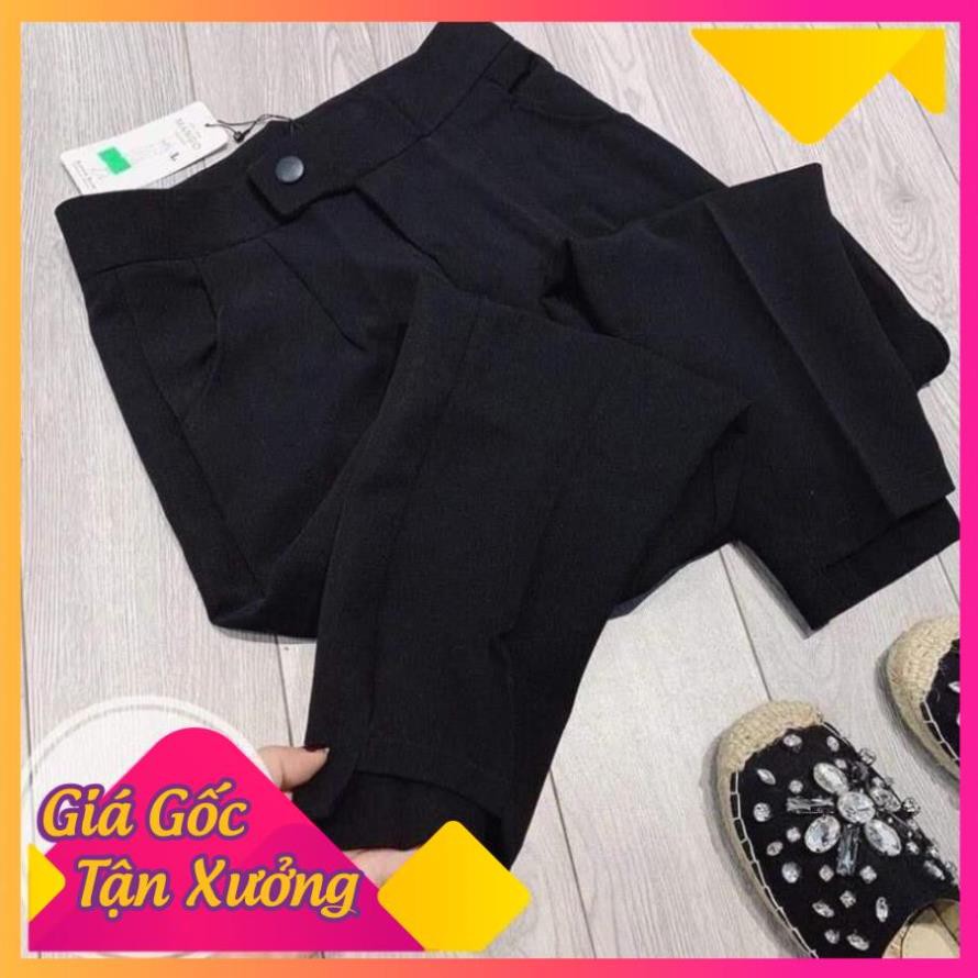 QUẦN BAGGY GẤU LỆCH  VẢI TUYẾT MƯA SIÊU ĐẸP (90CM) THỜI TRANG BANAMO BAGGY GẤU LỆCH