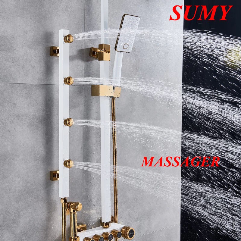 SEN CÂY MASSAGER 5 IN 1 SUMY SƠN TĨNH ĐIỆN TRẮNG YP-53501WG