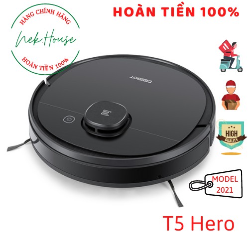 [NEW 2021] ECOVACS DEEBOT T5 HERO | T5 MAX - Robot hút bụi quét lau nhà tự động T5 Hero DX 96