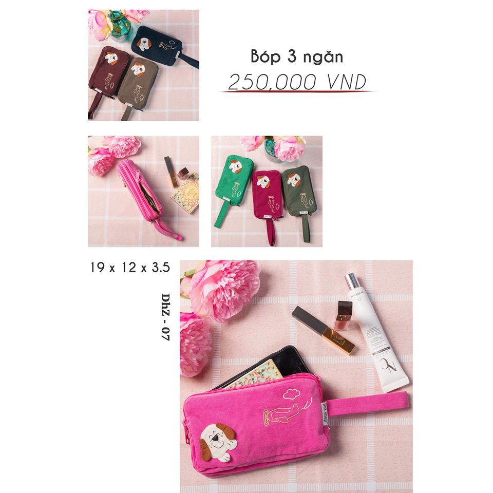 Bóp 3 ngăn tiện lợi PET SHOP DHZ-007