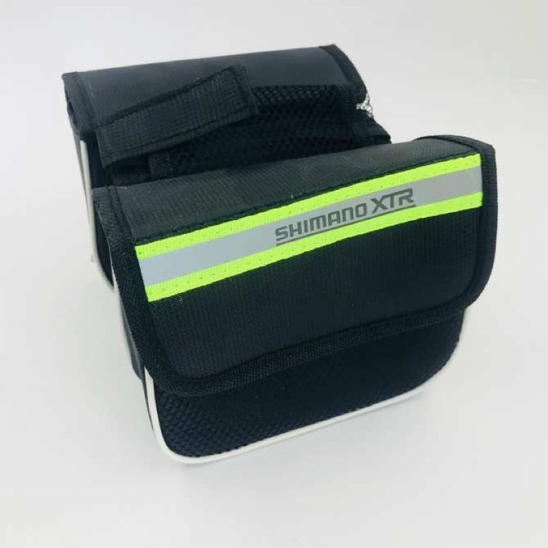 Túi xe đạp/túi treo xe đạp Shimano giá rẻ, túi rộng, thoáng, 2 ngăn 2 bên