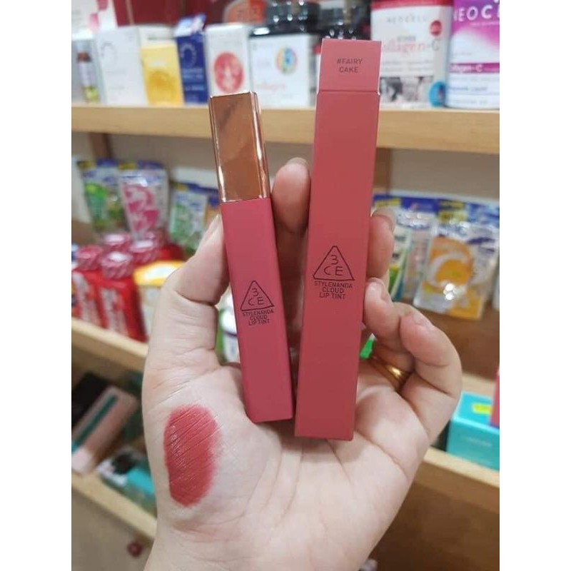 Combo 8 màu Son kem 3CE dòng mới CLOUD LIP TINT , dòng son mà ai cũng yêu thích. Tặng kèm 1 cây chì kẻ mày lâu trôi.