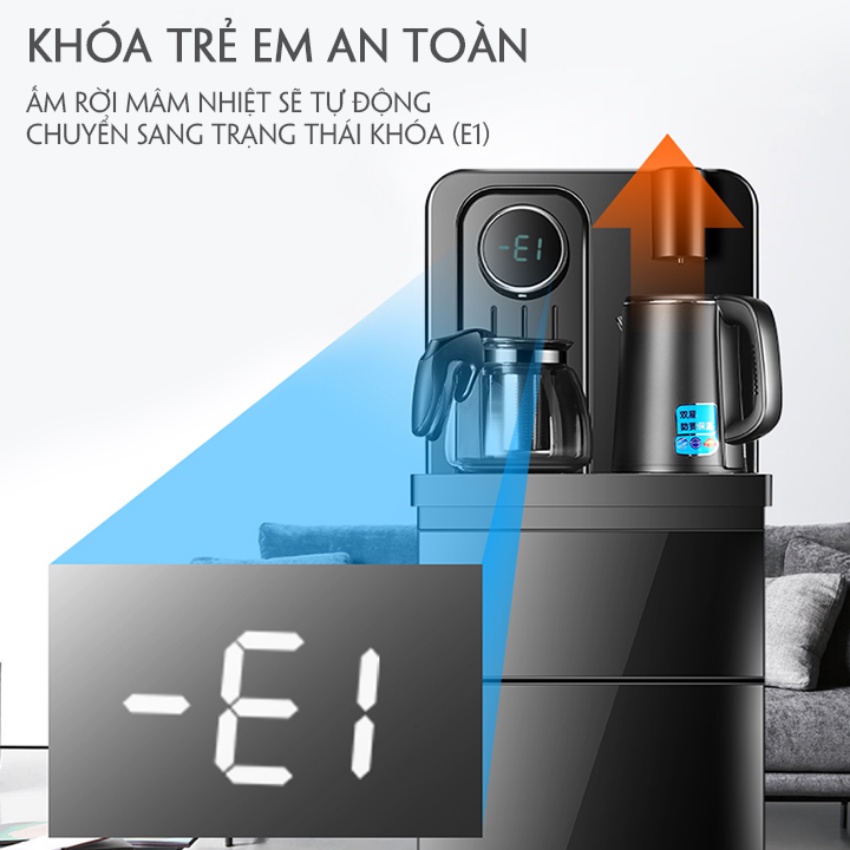 Cây nước nóng lạnh Nhập Khẩu, bình lọc máy lọc nước nóng lạnh tặng 2 ấm