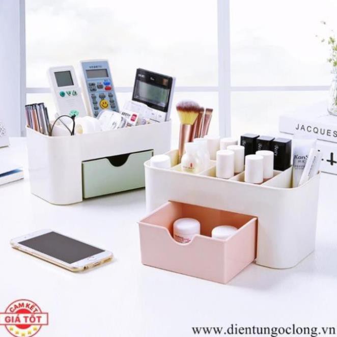 Hộp Nhựa Đựng Mỹ Phẩm Có Ngăn Kéo Màu Kute