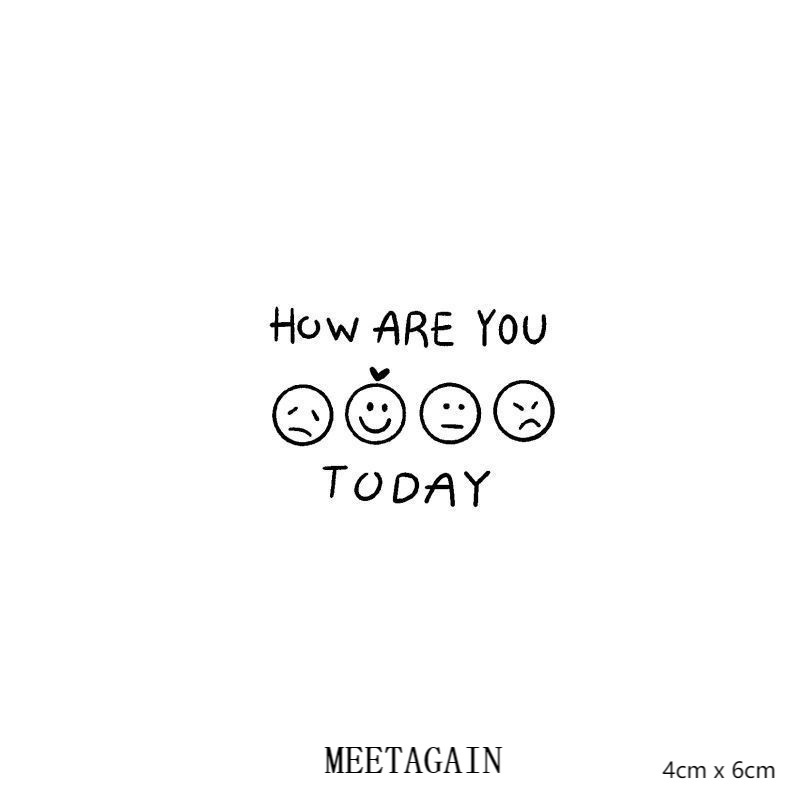 【MEET Magic Tattoo】Hình xăm dán tạm thời chống nước 4cm x 6cm 15 ngày S-004