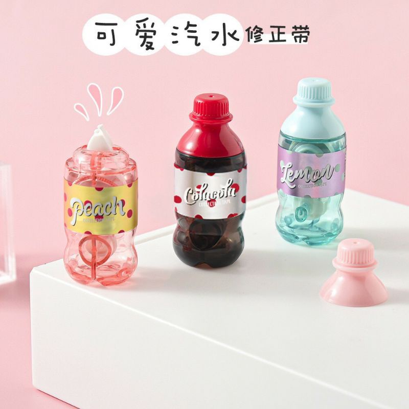 Bút xóa kéo mẫu chai nước cute