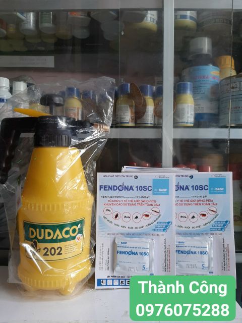 2 gói Fendona 10SC + 1 Bình xịt Dudaco 2 lít