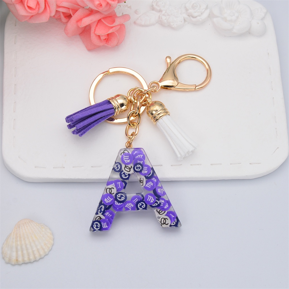 Mới Set 26 Mặt Phụ Kiện Làm Móc Khóa Hình Chòm Sao Xinh Xắn