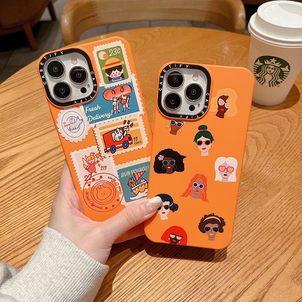 Ốp Điện Thoại Silicon Dẻo Chống Sốc Họa Tiết Trái Cam Cho iphone X XR XS MAX 14 Plus 13 12 11 pro MAX