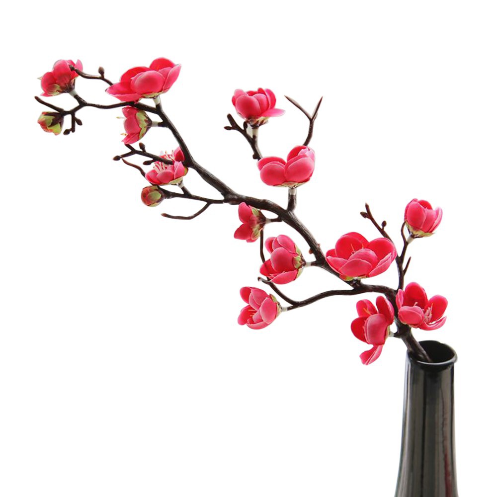 Nhành hoa anh đào lụa trang trí
