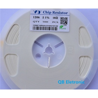 Điện trở dán 18 ohm điện trở smd 1206 18 ohm 1/4w sai số 1% set 100 pcs