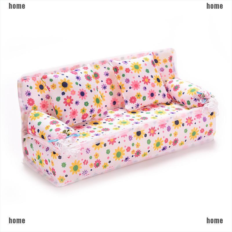 Bộ Ghế sofa Và 2 Gối Cho Búp Bê Barbie