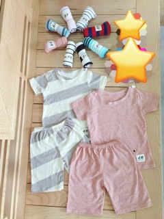 Set 5 bộ cộc tay HM cho bé