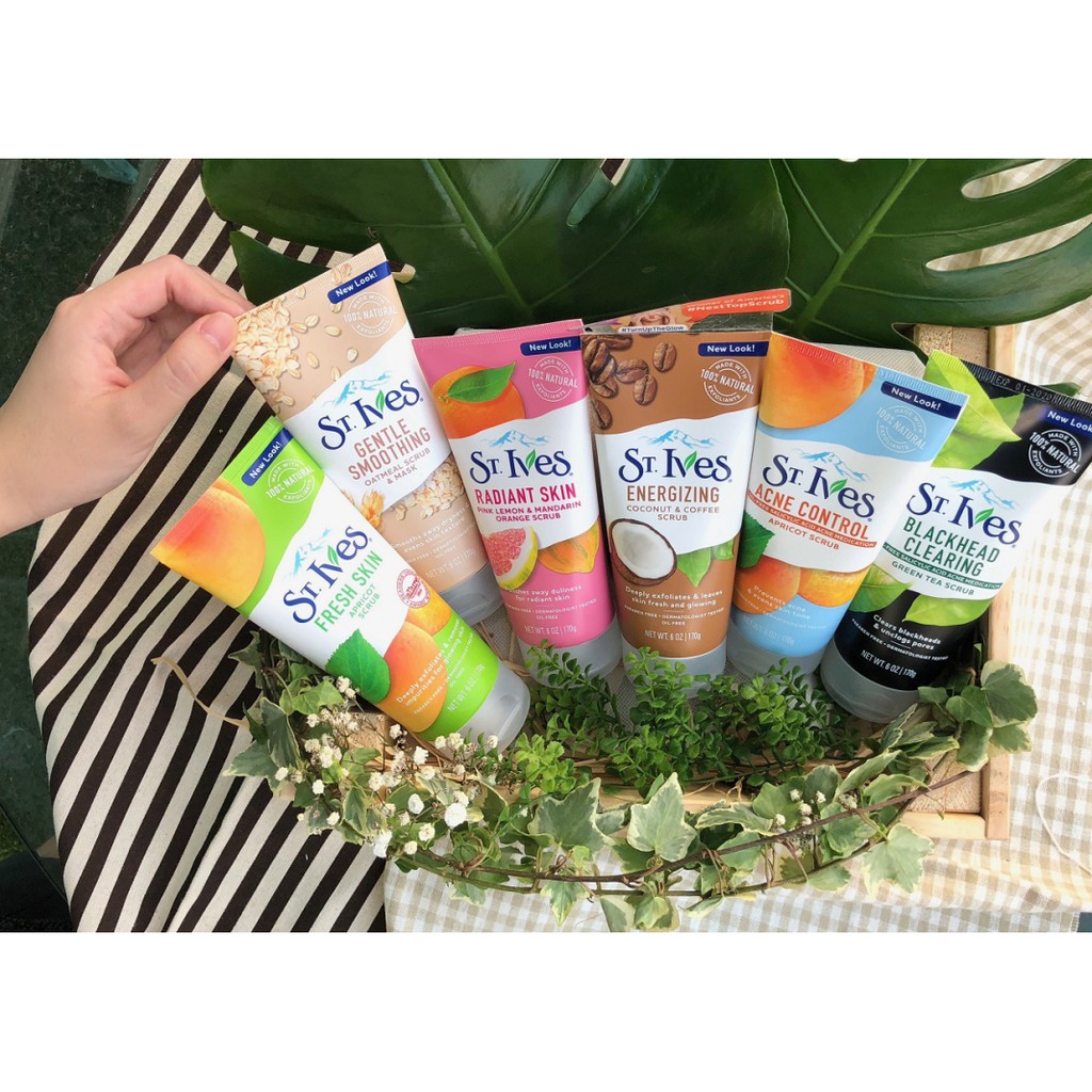 Sữa Rửa Mặt Tẩy Tế Bào Chết ST.IVES 170g - Đủ vị | BigBuy360 - bigbuy360.vn