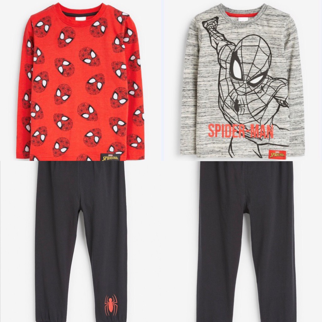 Bộ dài tay cho bé trai - Set 2 bộ dài tay Spiderman Next chất cotton cho bé trai size 2-7t