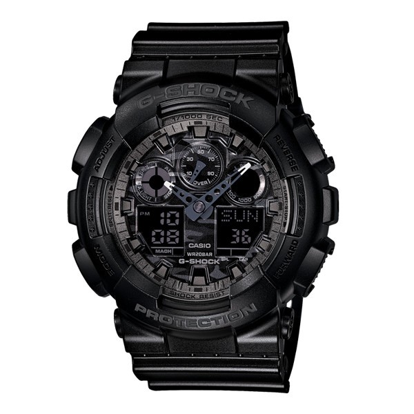 Đồng Hồ Casio Nam Dây Nhựa GSHOCK GA-100CF-1ADR Chính Hãng
