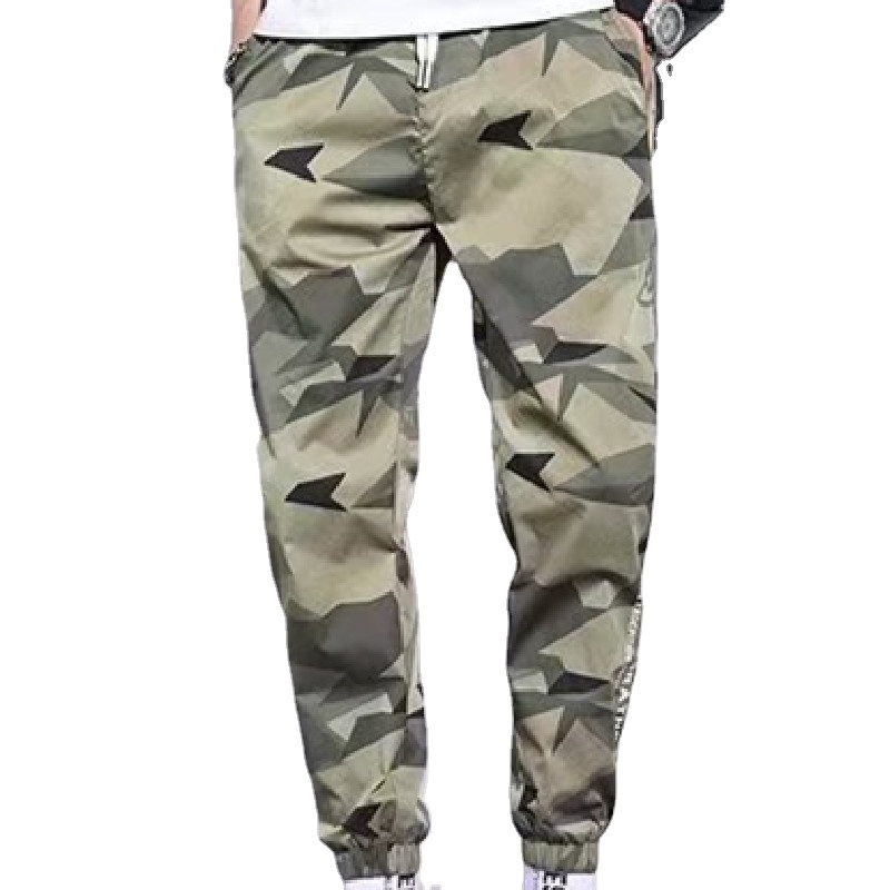 Quần ống rộng Họa Tiết Rằn Ri Thời Trang Dành Cho Nam