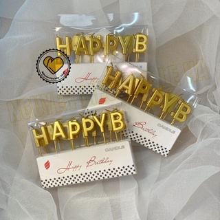 Nến nhũ happy birth day