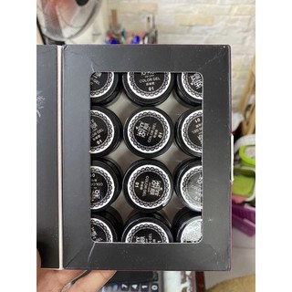 Gel vẽ móng trắng - đen hulian- giá 1 hủ