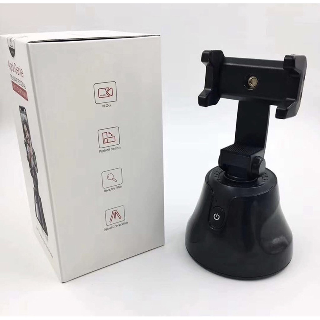 Giá đỡ điện thoại chụp ảnh quay phim TỰ ĐỘNG xoay 360 độ Selfie