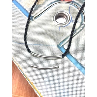 20 ống nhôm cong làm vòng, mix phụ kiện handmade