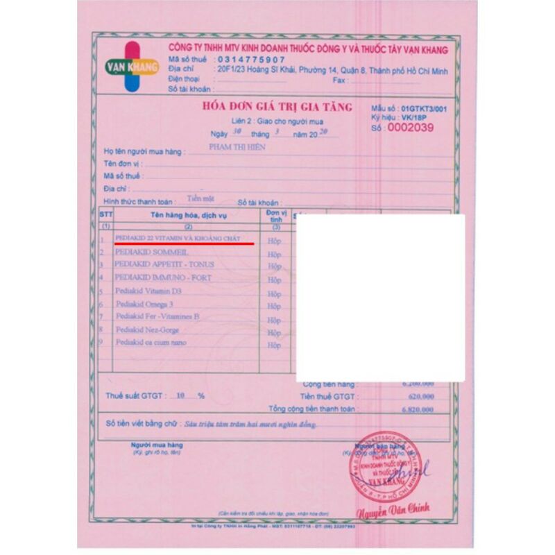 Siro Pediakid 22 Vitamin Pháp