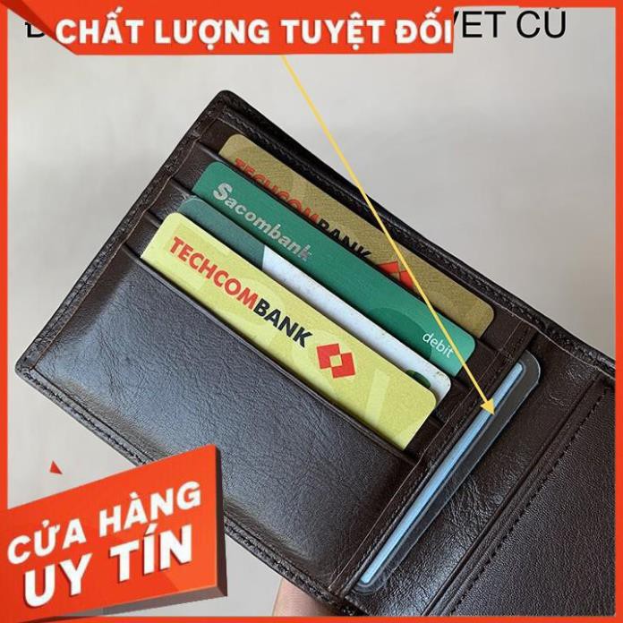 [ Da Cao Cấp 100% ] Ví Nam Da Bò Thật Giá Rẻ VB29 Bảo Hành 12 Tháng | BigBuy360 - bigbuy360.vn